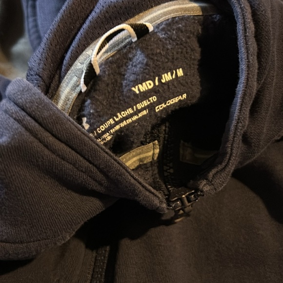 Under Armour navy zip up in great condition - Picture 2 of 3
